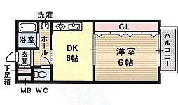 アンソレイユ 2階/-