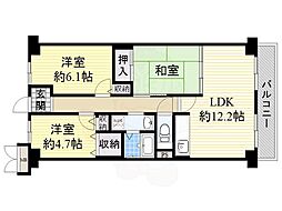モンテ21 3LDKの間取図画像