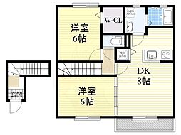 ディアセレナA 2階
