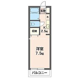 ソピア豊玉 ワンルームの間取図画像