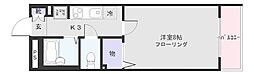 ディアコート豊島園 1Kの間取図画像
