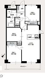 ニュー池田町ハイツ 3LDKの間取図画像