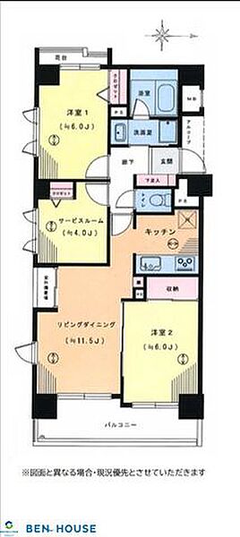 間取りを拡大表示
