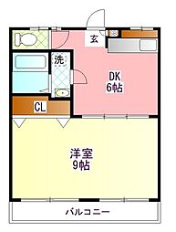 間取図画像 1DK