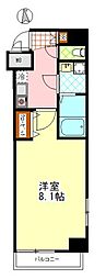 オーパス東陽町 1Kの間取図画像