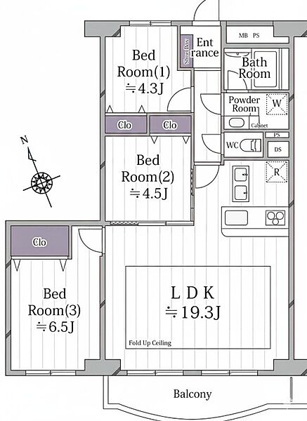 間取りを拡大表示
