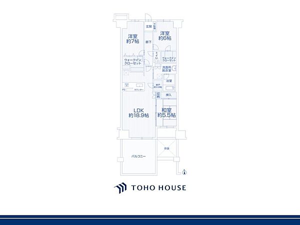 間取りを拡大表示