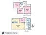 区画図：(建物プラン例)プラン建物価格：1600万円/プラン間取り：4LDK/プラン建物面積：87.48m2