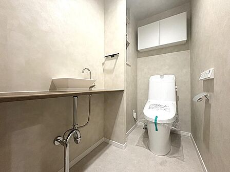 使用後すぐに手を洗うことができ、衛生的なトイレです。