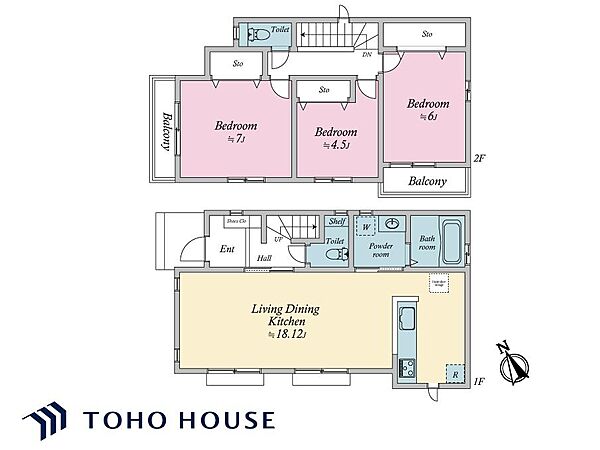 間取りを拡大表示