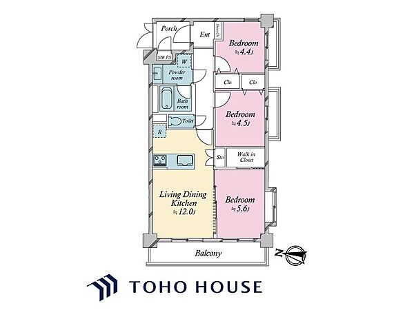 間取りを拡大表示
