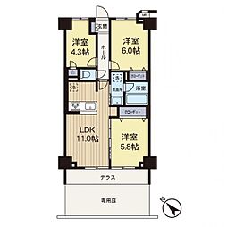 間取図画像 3LDK