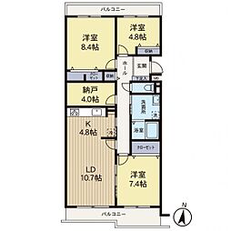 間取図画像 3SLDK