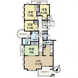 間取図画像 4LDK