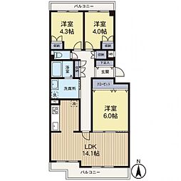 間取図画像 3LDK
