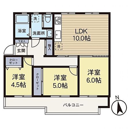 【間取り】日当たり良好なお部屋になります。ぜひお問い合わせください！