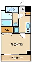 兵庫県尼崎市神田北通６丁目（賃貸マンション1K・7階・22.96㎡） その2