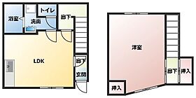 兵庫県尼崎市大島１丁目（賃貸テラスハウス1LDK・--・35.00㎡） その2