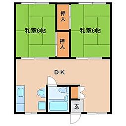 間取図画像 2DK