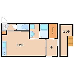 レジェロ武庫川 2階/-