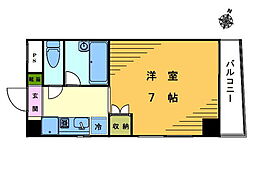 ファインコートN 1Kの間取図画像