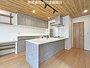 【ご参考まで！弊社建築施工例/キッチン】建築プランにお役立てください※条件付き売地ではありません。