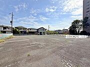 【子育て環境充実】自由設計が叶う全7区画。小学校・保育園が近い家族にうれしい環境／販売現地(全景)※造成前・更地渡し
