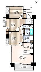 BELISTA高社 3LDKの間取図画像