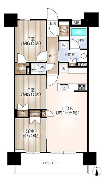 間取りを拡大表示