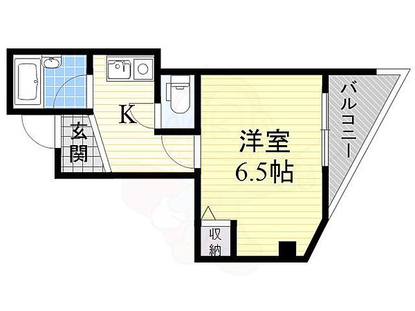 大阪府大阪市西区千代崎２丁目(賃貸マンション1K・3階・20.44㎡)の写真 その2