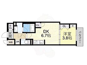 Dimora靭公園  ｜ 大阪府大阪市西区京町堀２丁目1番22号（賃貸マンション1DK・8階・28.30㎡） その2