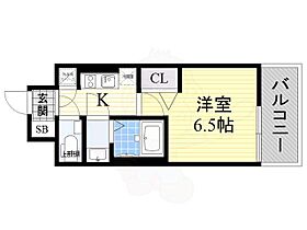 大阪府大阪市西区本田２丁目（賃貸マンション1K・9階・22.76㎡） その2