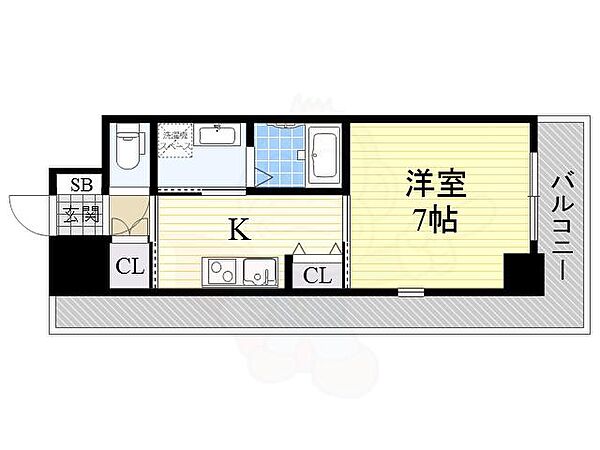 大阪府大阪市中央区島之内２丁目(賃貸マンション1K・3階・29.05㎡)の写真 その2