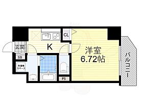 大阪府大阪市西区阿波座２丁目2番4号（賃貸マンション1K・10階・23.23㎡） その2