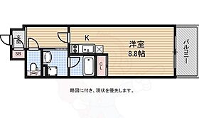 大阪府大阪市中央区船越町２丁目（賃貸マンション1K・3階・26.16㎡） その2