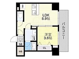 ブエナビスタ難波サウスタワー 7階/-