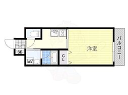 ジョイシティ日本橋 1Kの間取図画像