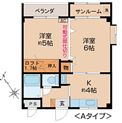 物件の間取り