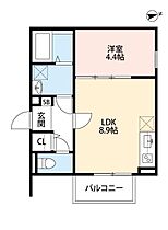 piemont（ピエモン）  ｜ 兵庫県尼崎市大物町１丁目（賃貸アパート1LDK・1階・33.17㎡） その2