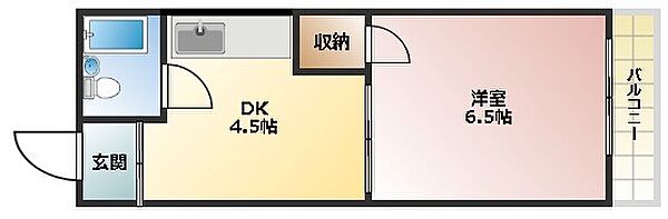 エメラルド東難波 ｜兵庫県尼崎市東難波町５丁目(賃貸マンション1DK・3階・25.00㎡)の写真 その2