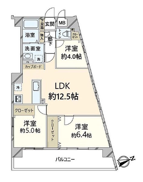 間取りを拡大表示