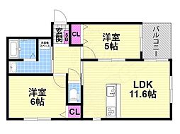 ミラハイツ諸福 1階