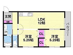 物件の間取り