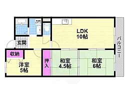メゾン・ド・ボヌール 3LDKの間取図画像