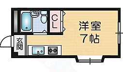 ネオコーポイケダヤ ワンルームの間取図画像