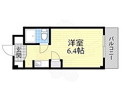 アーバンネストヨシダ ワンルームの間取図画像