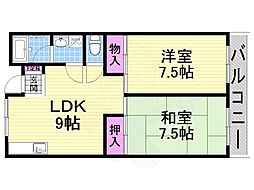 惣友ハイツ参 4階/-