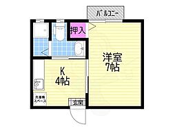 白芳荘20号館 2階