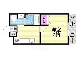 松尾ハイツ寝屋川 2階/-