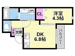 ア・マーレ中鴻池 2階/-